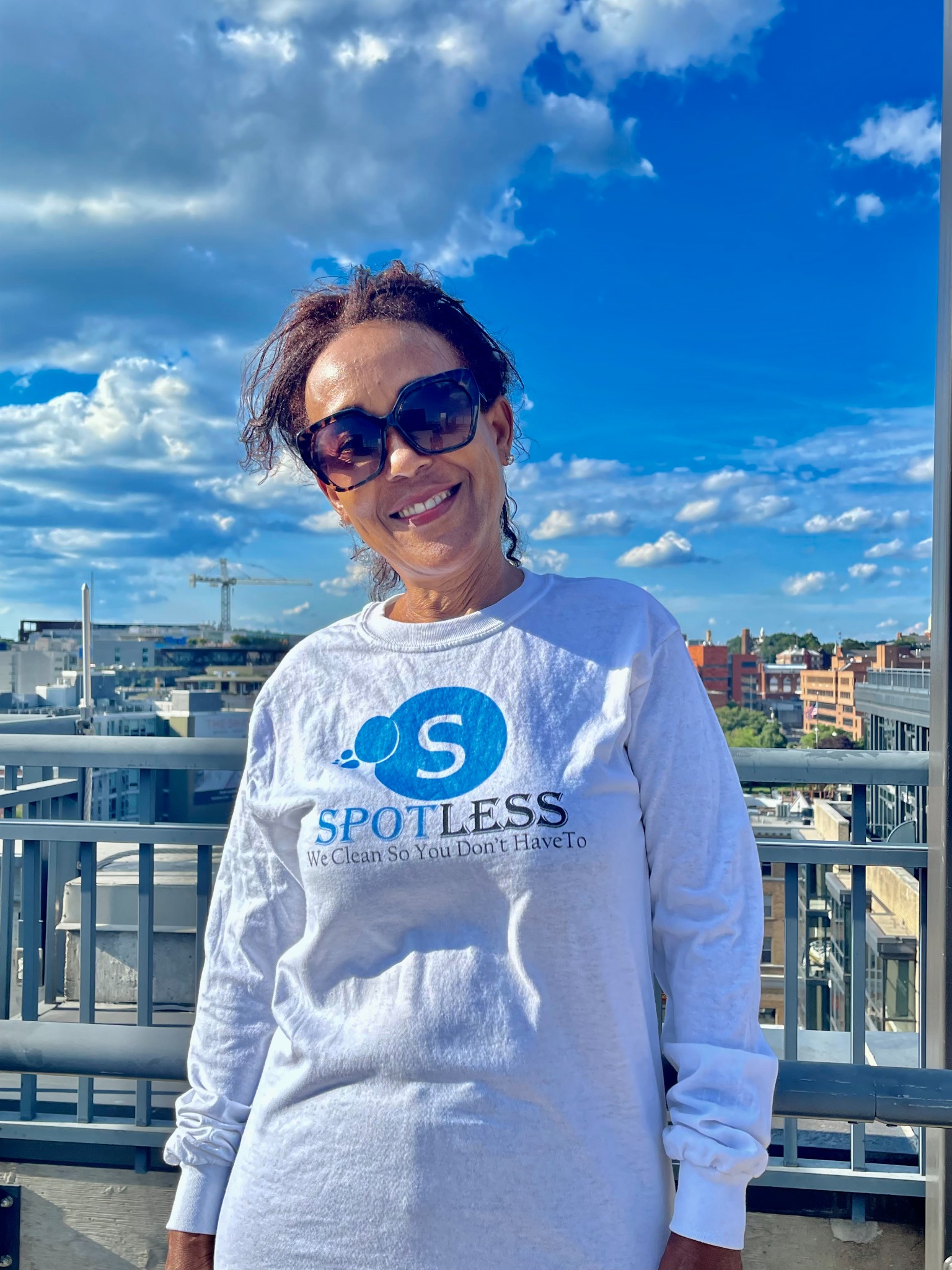 Elsa Kuflom, founder and owner of Spotless Janitorial Services